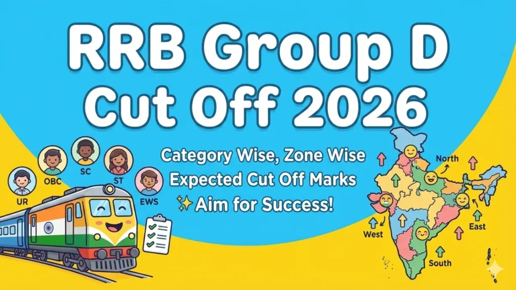 Current image: RRB Group D Cut Off 2026: Category Wise, Zone Wise Expected Cut Off Marks