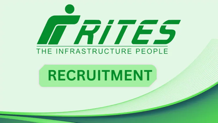 RITES Engineering Professionals Recruitment 2026