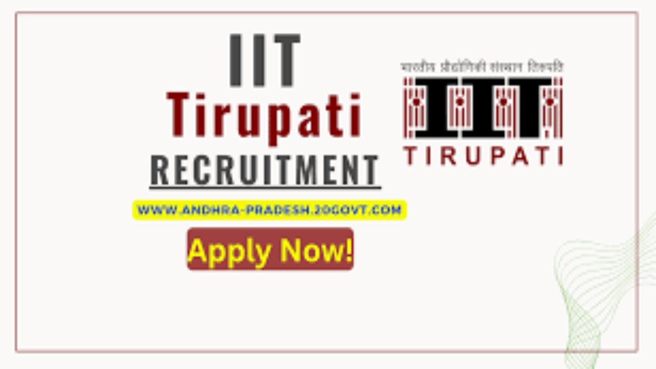 IIT Tirupati Junior Executive Recruitment 2026