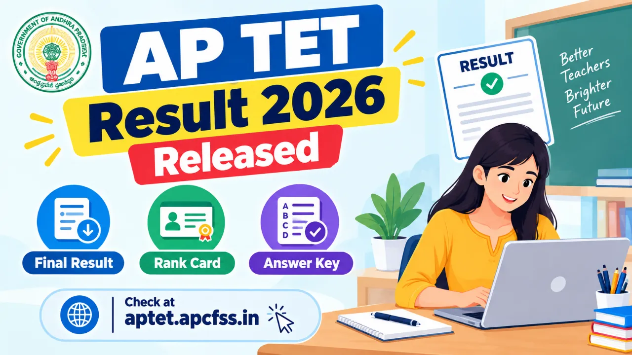 AP TET Result 2026 Released: Download Final Result, Rank Card and Check Answer Key at aptet.apcfss.in
