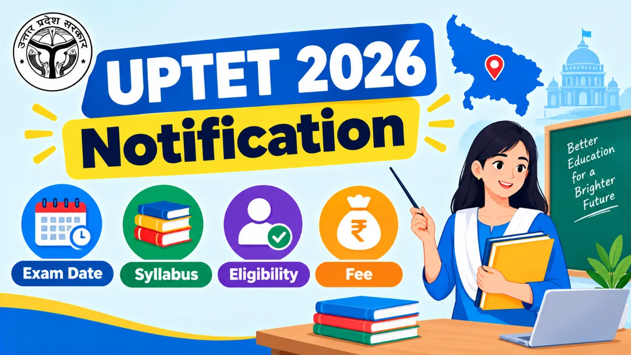 UPTET Notification 2026: Exam Date, Syllabus, Eligibility, Fee & Complete Details