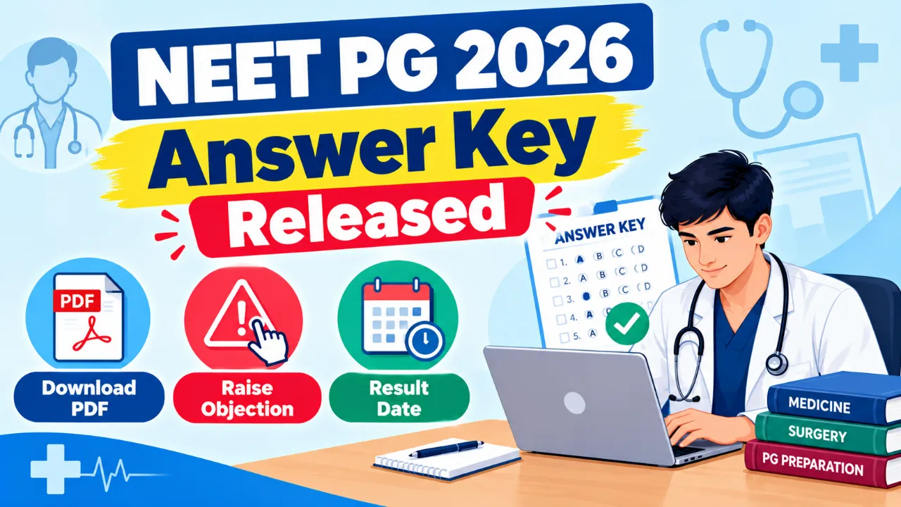 NEET PG Answer Key 2026 Released: Download PDF, Raise Objection and Check Result Date