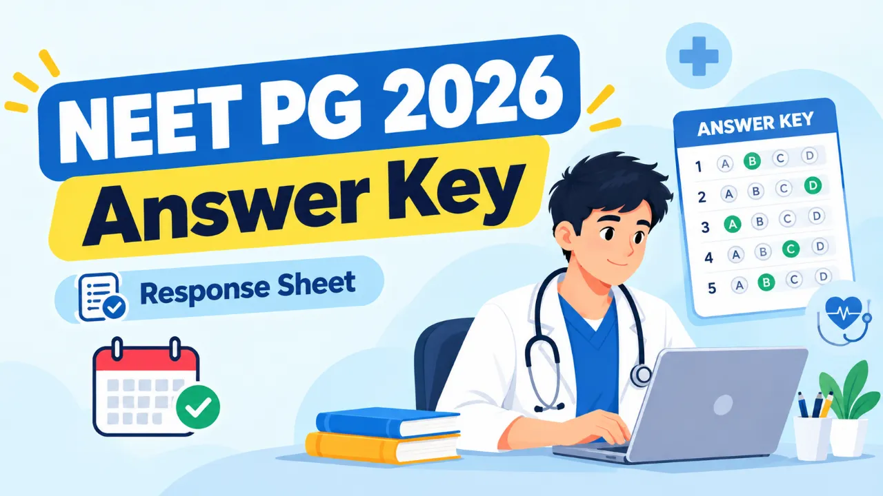 NEET PG Answer Key 2026: Download Link, Response Sheet, Release Date & Score Calculation